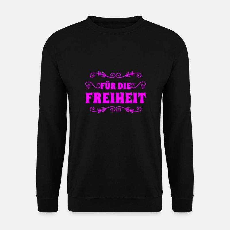 Freedom - Unisex Sweatshirt - black