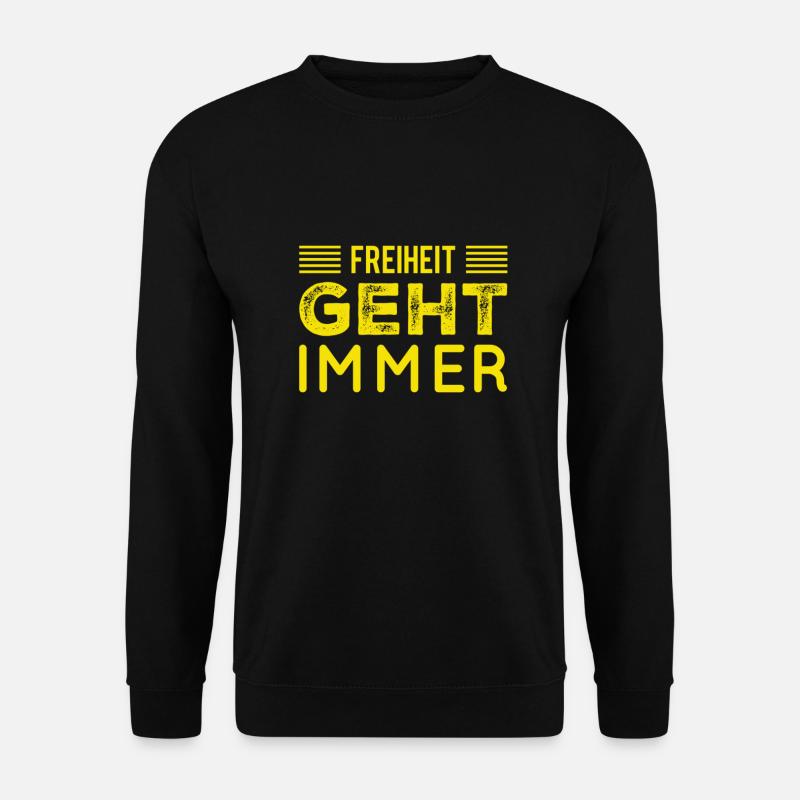 La liberté, c’est cool - Sweat-shirt Unisexe - noir