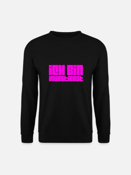 Investing is awesome - Unisex Sweatshirt - black