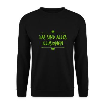 Don't be fooled - Unisex Sweatshirt - black - Front - Alina (178cm) & Michal (187cm)