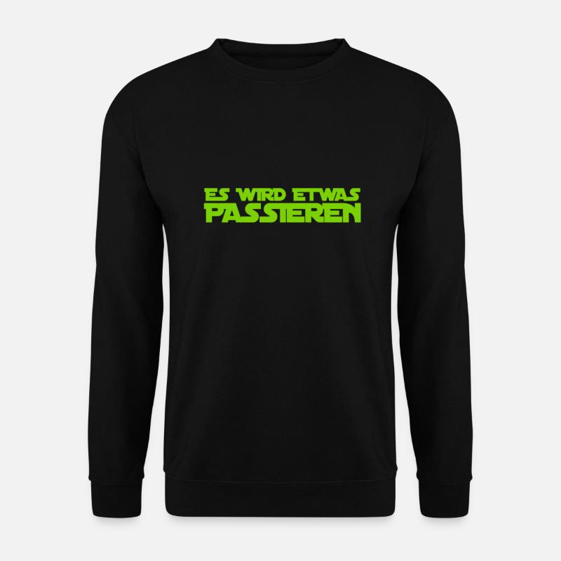 das passiert bald - Unisex Pullover - Schwarz