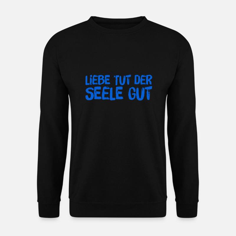 die Liebe heilt - Unisex Pullover - Schwarz