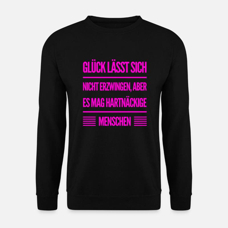 I'm stubborn - Unisex Sweatshirt - black