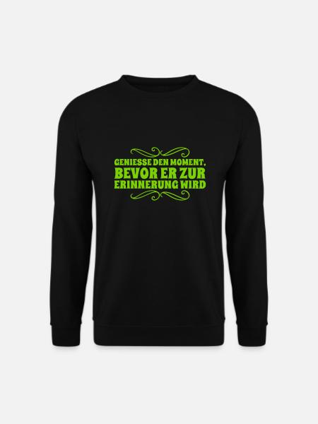 Enjoy every moment - Unisex Sweatshirt - black