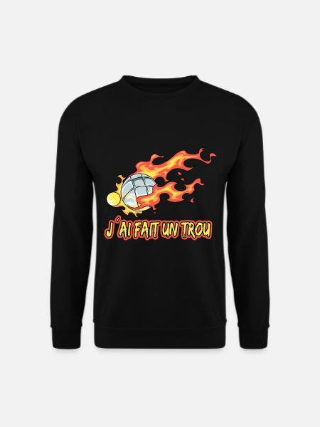 Petanque Petanque Geschenke für einen Petanque - Unisex Pullover - Schwarz
