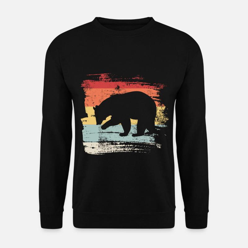 Bear brown bear - Unisex Sweatshirt - black