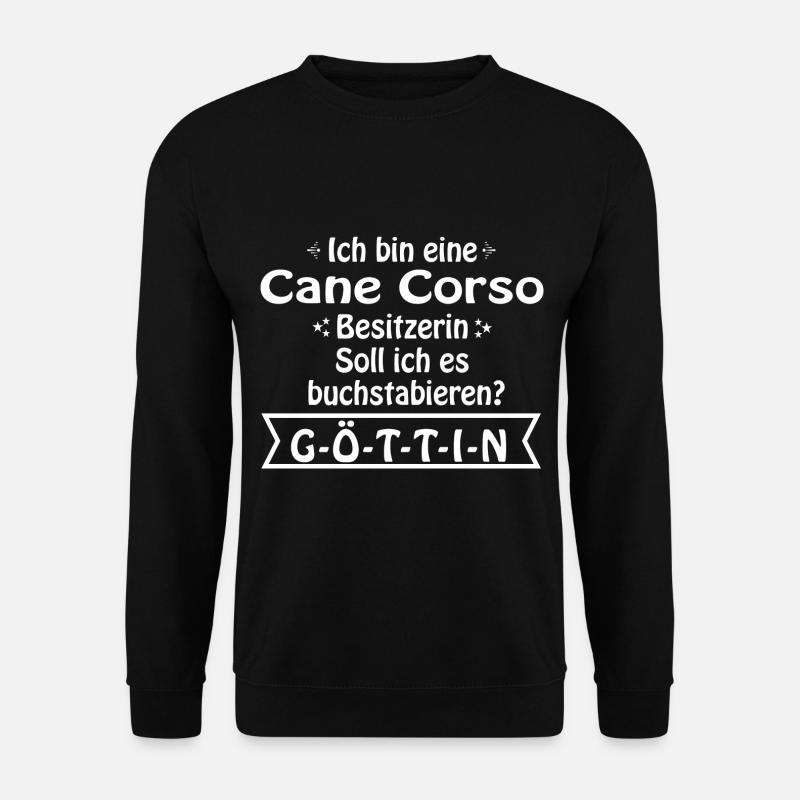 Cane Corso Hund - Cane Corso - Unisex Pullover - Schwarz