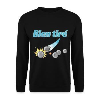 Petanque Petanque Geschenke für einen Petanque - Unisex Pullover - Schwarz - Vorne - Alina (178cm) & Michal (187cm)