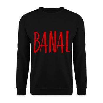 Banalitäten - Unisex Pullover - Schwarz - Vorne - Alina (178cm) & Michal (187cm)