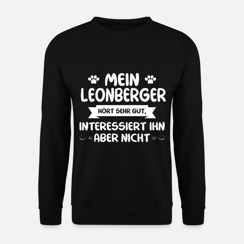 Leonberger Hund - Leonberger - Unisex Pullover - Schwarz