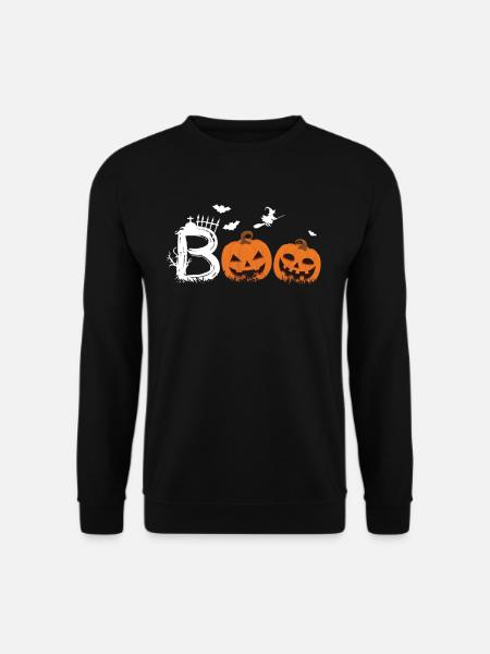 Boo Halloween - Unisex Sweatshirt - black