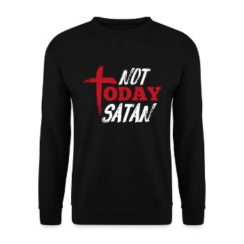 religion - Sweat-shirt Unisexe - noir - Devant - Alina (178cm) & Michal (187cm)