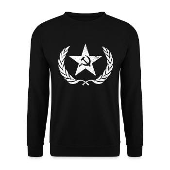 Russia - Unisex Sweatshirt - black - Front - Alina (178cm) & Michal (187cm)
