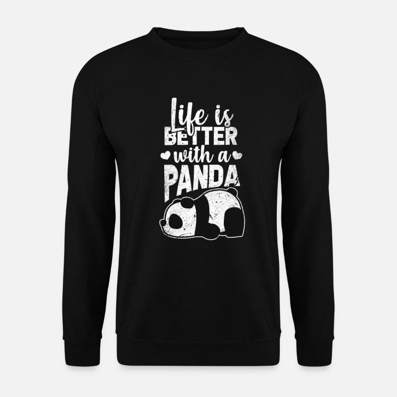 panda - Unisex Sweatshirt - black