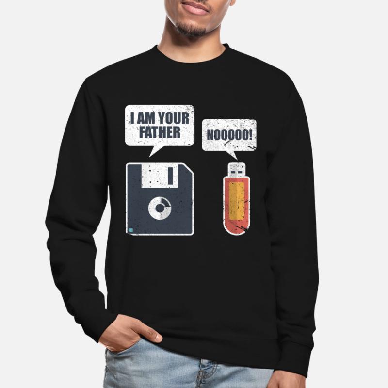 USB Floppy Disk Memory Computer Nerd Gift Unisex Sweatshirt