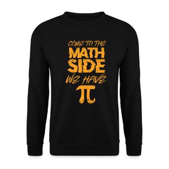 Math math - Sweat-shirt Unisexe - noir - Devant - Alina (178cm) & Michal (187cm)