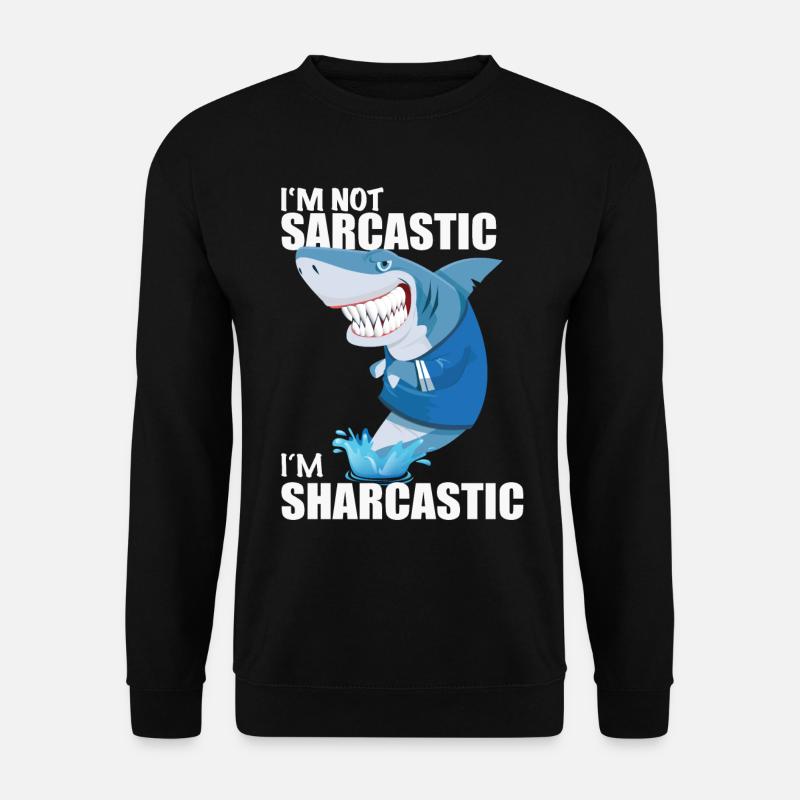 sarcasm - Unisex Sweatshirt - black