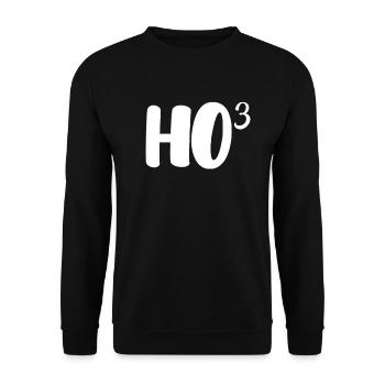 Weihnachten - Unisex Pullover - Schwarz - Vorne - Alina (178cm) & Michal (187cm)