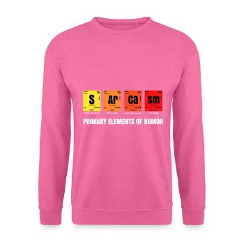 Chimiste chimie blague cadeau professeur de chimie drôle - Sweat-shirt Unisexe - rose - Devant