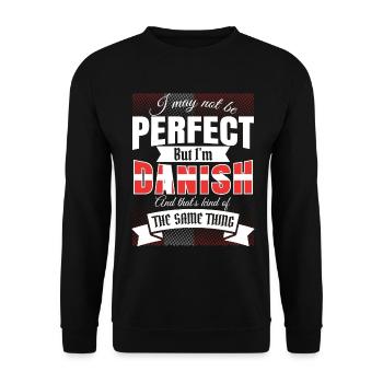 Danois Danois Danois Idée de cadeau Drôle blague - Sweat-shirt Unisexe - noir - Devant - Alina (178cm) & Michal (187cm)