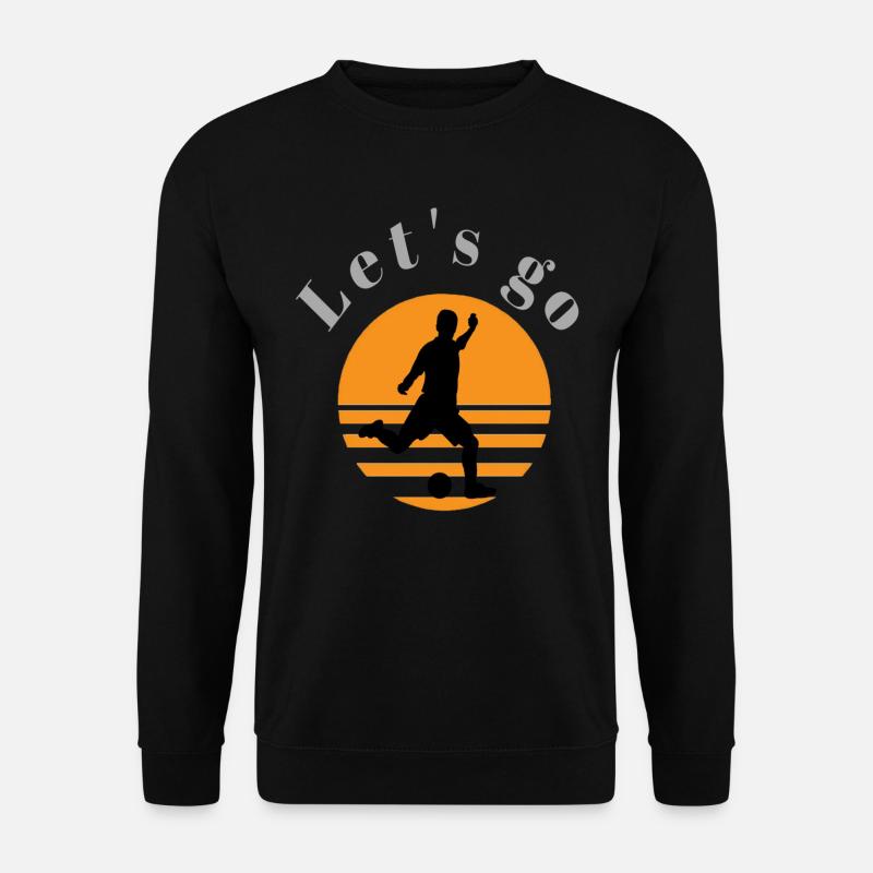 Fußball - Unisex Pullover - Schwarz