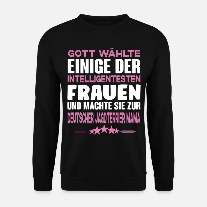 Deutscher Jagdterrier - Jagdterrier Hund - Unisex Pullover - Schwarz