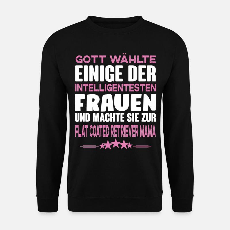 Flat Coated Retriever - Flat Coated Retriever - Unisex Pullover - Schwarz