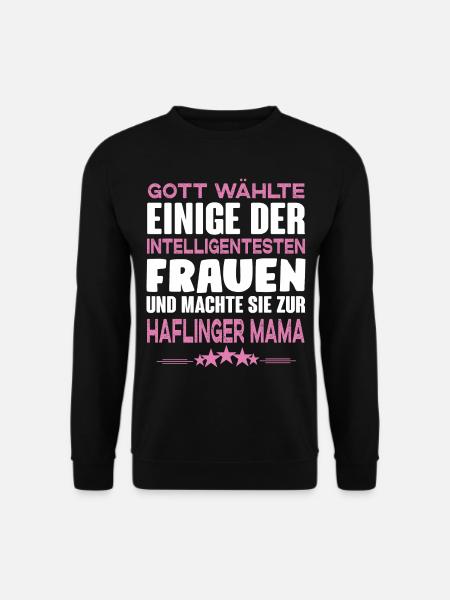 Haflinger Pferd - Haflinger - Unisex Pullover - Schwarz