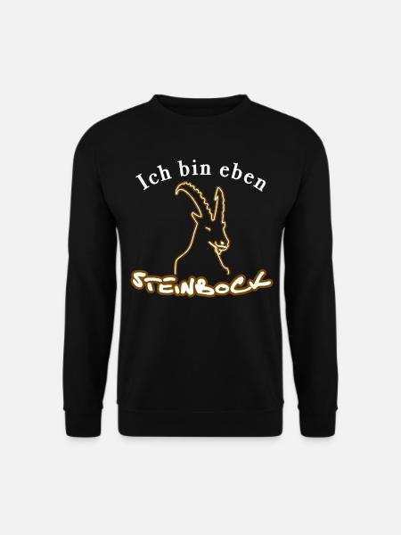 Sternzeichen Steinbock - Unisex Pullover - Schwarz