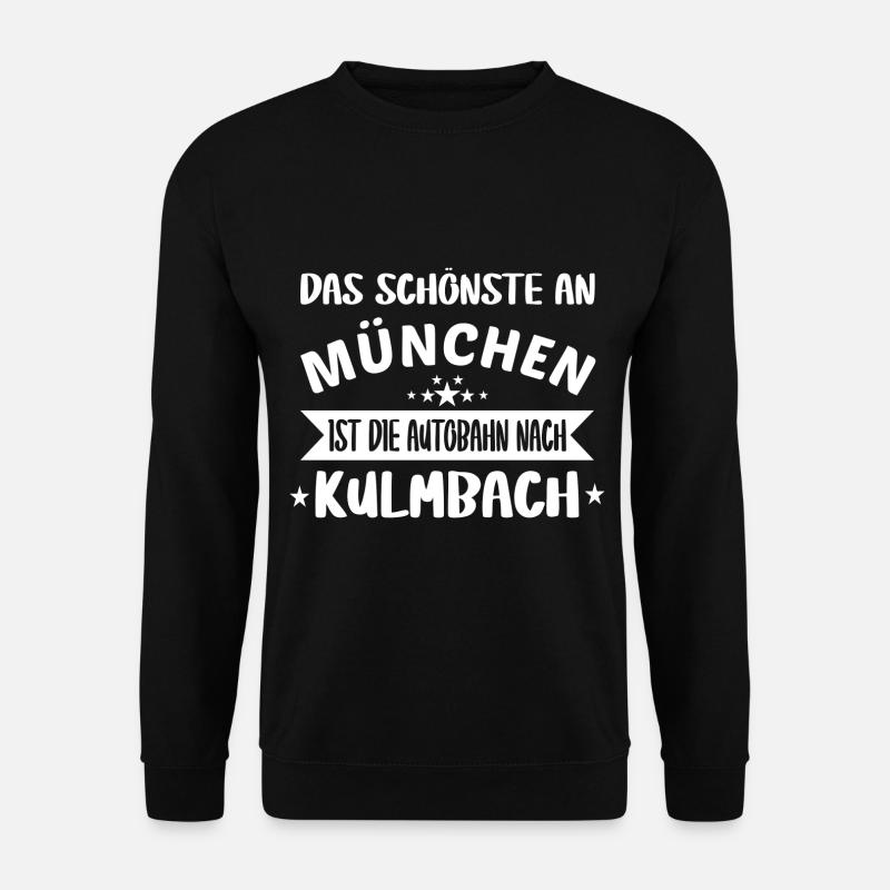 Kulmbach - Kulmbach Stadt - Unisex Pullover - Schwarz