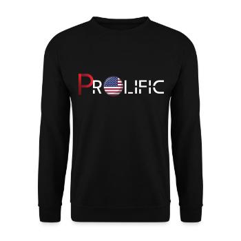 Fruchtbar - Unisex Pullover - Schwarz - Vorne - Alina (178cm) & Michal (187cm)