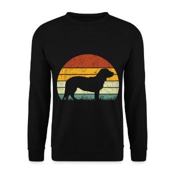 Alpine Dachsbracke Vintage Dog Owners - Unisex Sweatshirt - black - Front - Alina (178cm) & Michal (187cm)