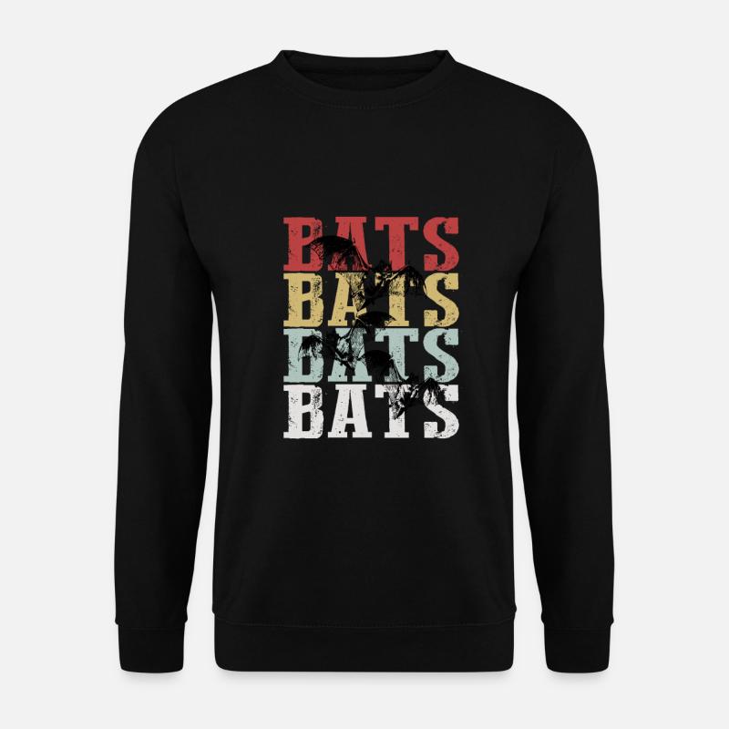 Fledermäuse Bats - Unisex Pullover - Schwarz