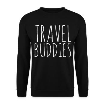 Travel Holiday Friends - Unisex Sweatshirt - black - Front - Alina (178cm) & Michal (187cm)