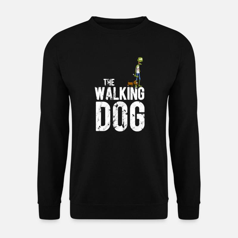 THE WALKING DOG - Unisex Sweatshirt - black