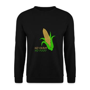 Mais Maiskolben - Unisex Pullover - Schwarz - Vorne - Alina (178cm) & Michal (187cm)