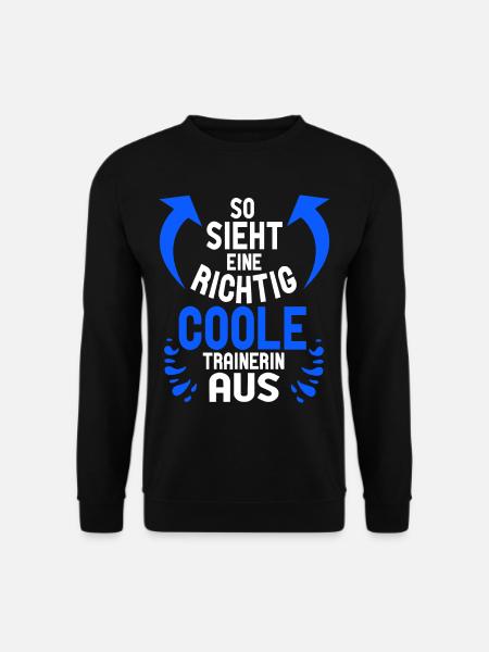 So sieht ein richtig cooler Trainer aus - Unisex Pullover - Schwarz