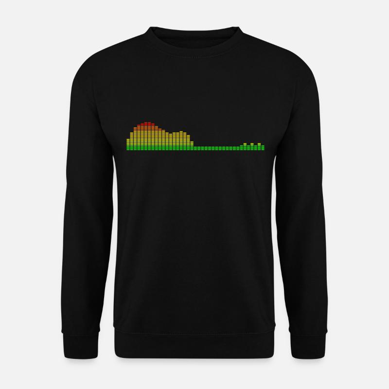 Guitar Shape Equalizer - Unisex Sweatshirt - black