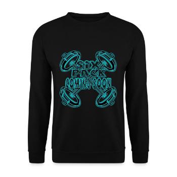 Six Pack à venir 22 - Sweat-shirt Unisexe - noir - Devant - Alina (178cm) & Michal (187cm)