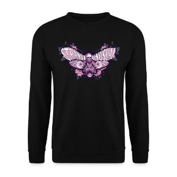 Strange and unusual - Unisex Pullover - Schwarz - Vorne - Alina (178cm) & Michal (187cm)