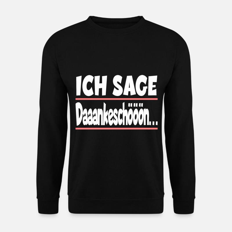 Ich sage Dankeschön für einen Kollege oder - Unisex Pullover - Schwarz