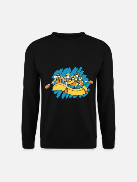 Rafting antrekk for lag som kjører fjell - Genser unisex - svart