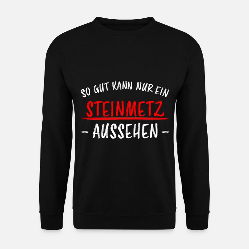 Steinmetz Lustiger Spruch Steinbildhauer Geschenk - Unisex Pullover - Schwarz