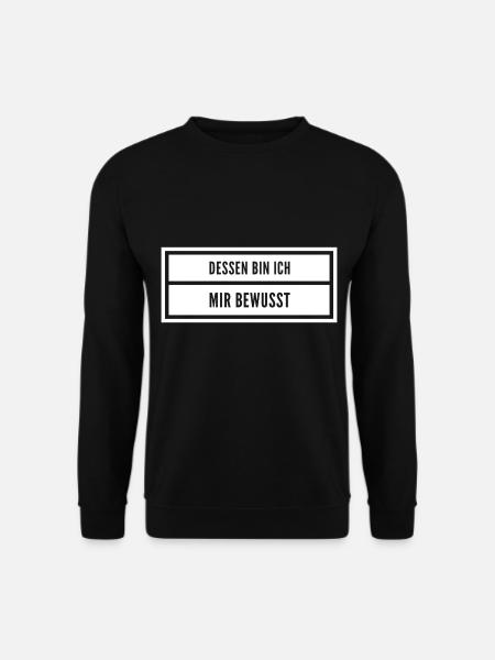 das habe ich auf dem Schirm - Unisex Pullover - Schwarz