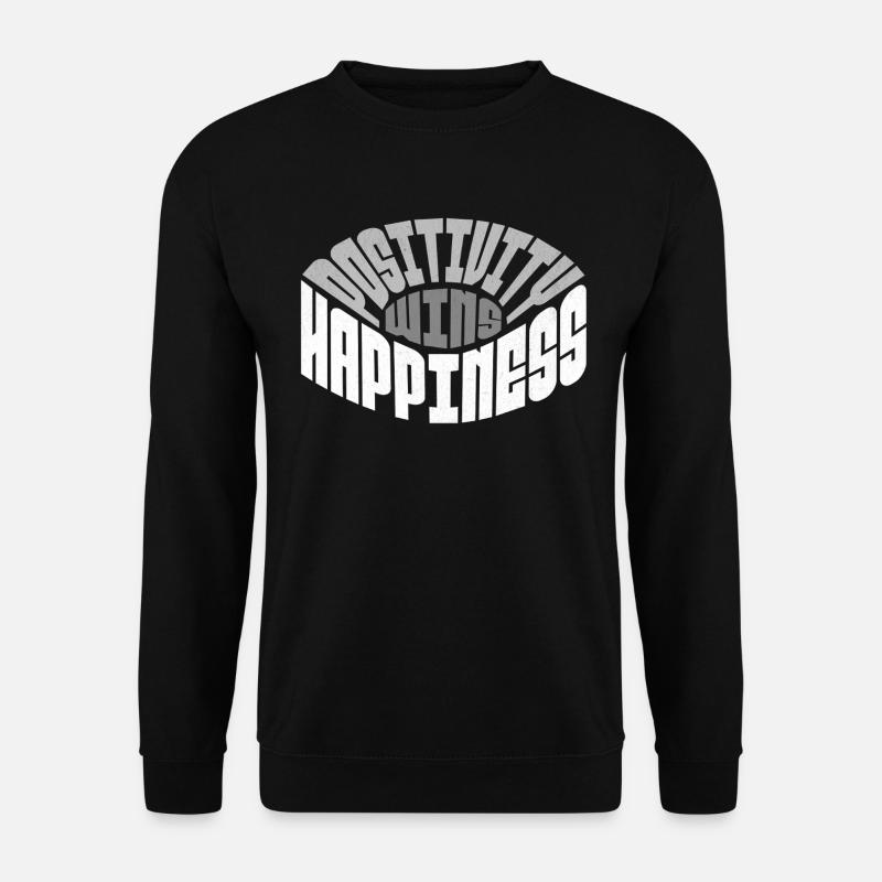 Positivity only - Unisex Sweatshirt - black