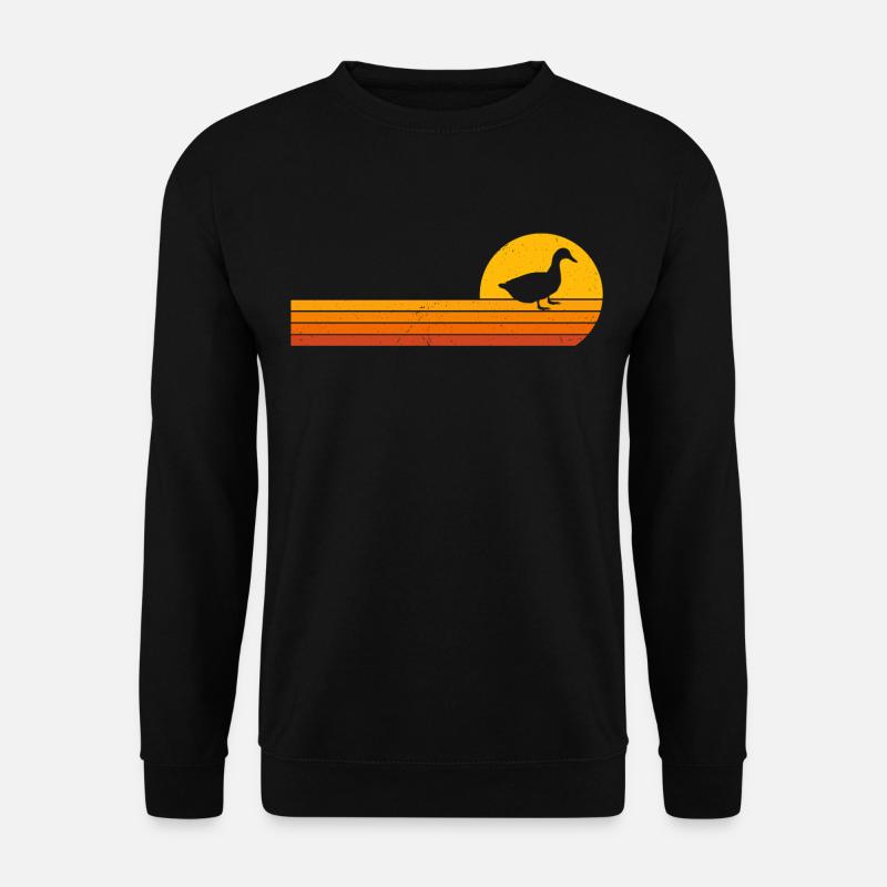 Ducklings Sunrise Ducks Ducklings - Unisex Sweatshirt - black