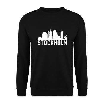 Horizon de Stockholm - Sweat-shirt Unisexe - noir - Devant - Alina (178cm) & Michal (187cm)