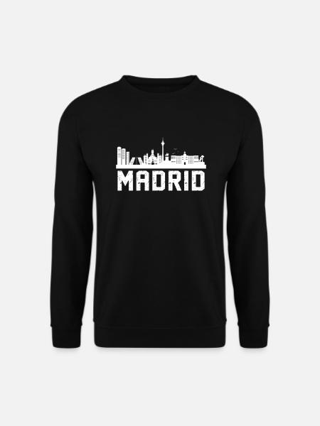 Madrid Skyline - Unisex Sweatshirt - black