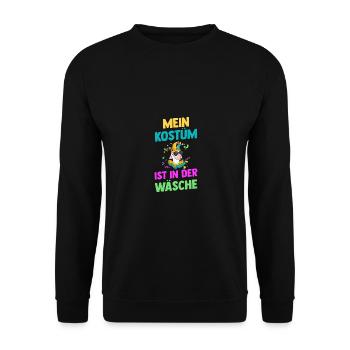 Carnival Costume Carnival - Unisex Sweatshirt - black - Front - Alina (178cm) & Michal (187cm)