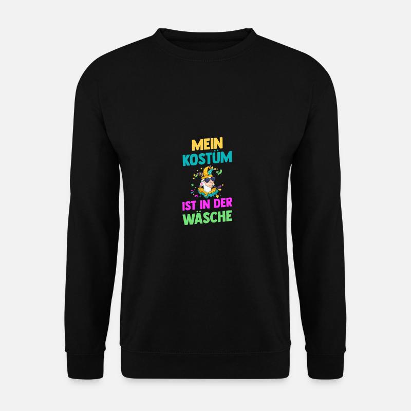 Costume de carnaval Carnaval - Sweat-shirt Unisexe - noir